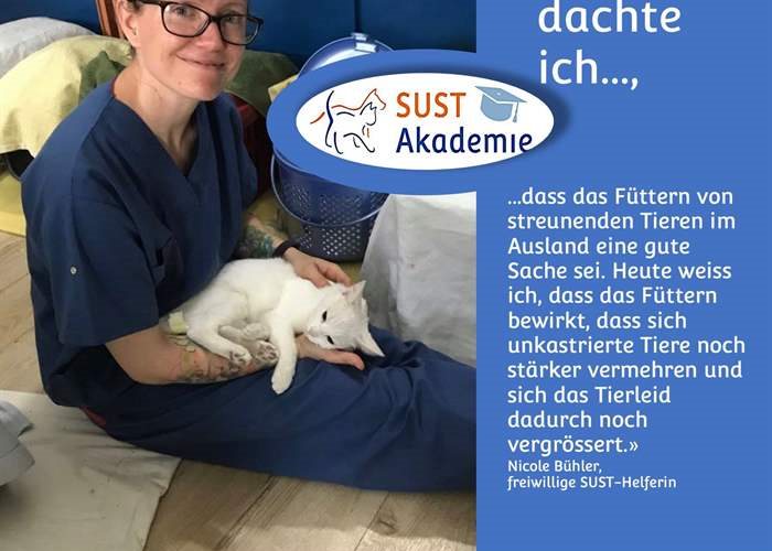 Acquire your animal welfare expertise at the SUST Academy (German only)