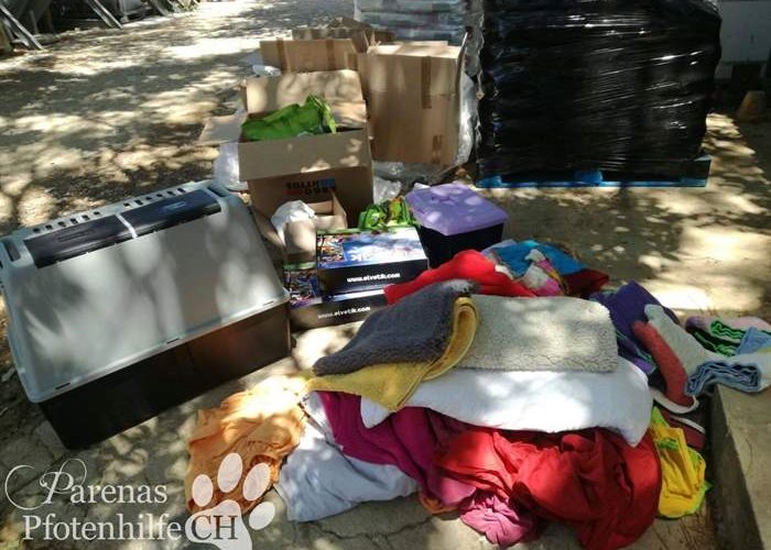 Ihre Spenden kommen an: Materiallieferung nach Spanien