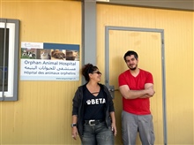 Das Team vom SUST-Tierwaisenhospital in Beirut, Libanon 