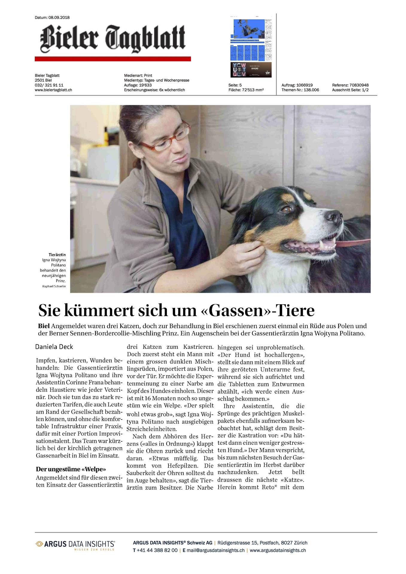 Bieler Tagblatt - September 2018