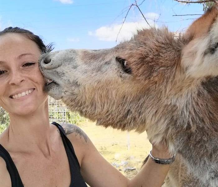 SUST helper Sarah Schnepf finishes her animal welfare internship today at the