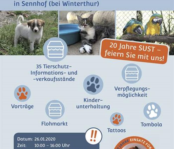 20 Jahre Susy Utzinger Stiftung für Tierschutz