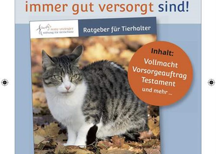 Animal welfare in emergency situations - a guide for pet owners 105x148 (in German only)