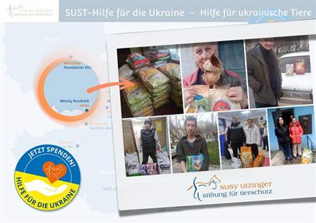 Hilfe für ukrainische Tiere