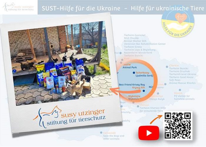 Soutien aux refuges pour animaux en Ukraine...