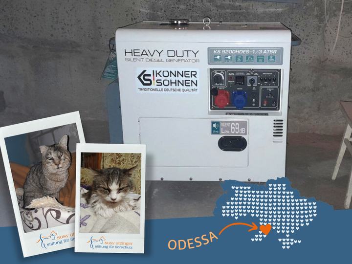 The generator has arrived at the Lightshell Shelter in Odessa (UA)....