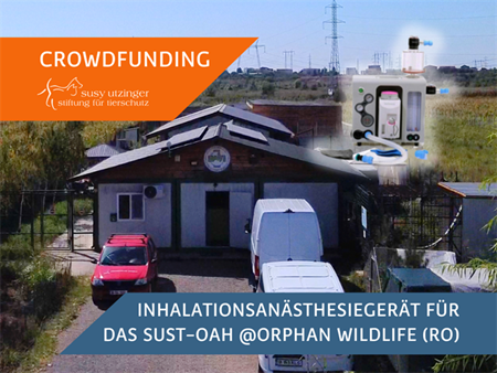 Crowdfunding "Inhalationsanästhesiegerät OAH @Orphan Wildlife"