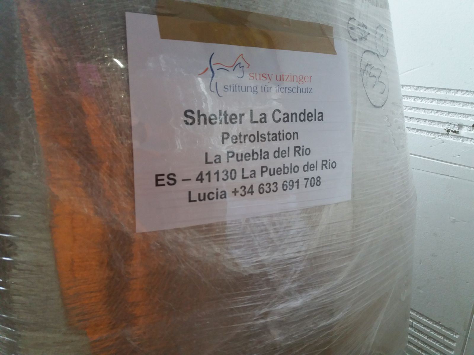 Material deliveries for shelters in need