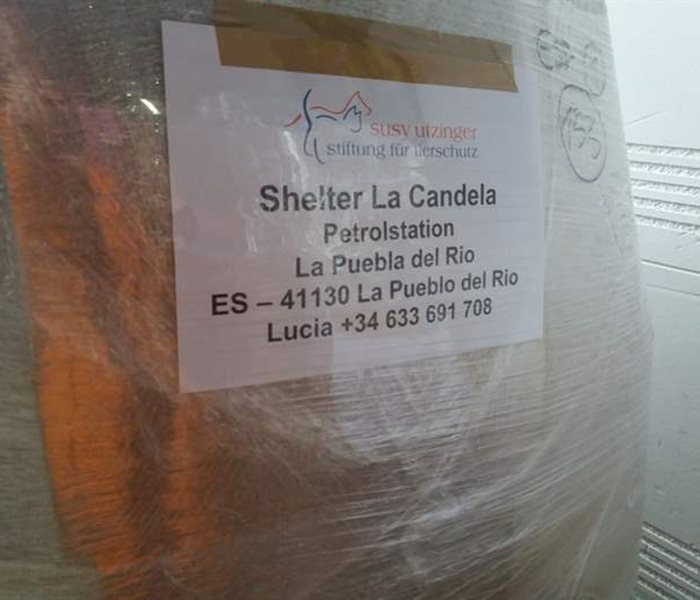 Material deliveries for shelters in need