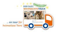 Logo SUST-Weihnachstruck: Unterwegs für heimatlose Tiere 