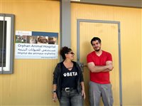 Das Team vom SUST-Tierwaisenhospital in Beirut, Libanon